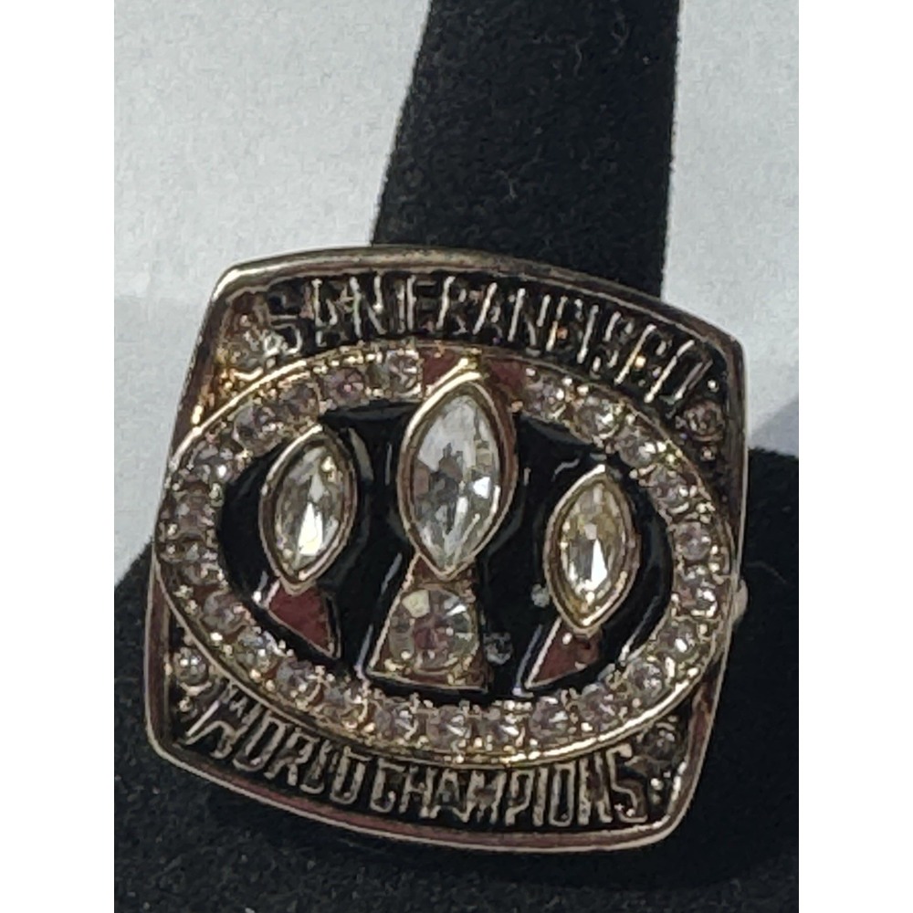 49ers Replica Championship Ring San Francisco Team Of The 80s Size 11